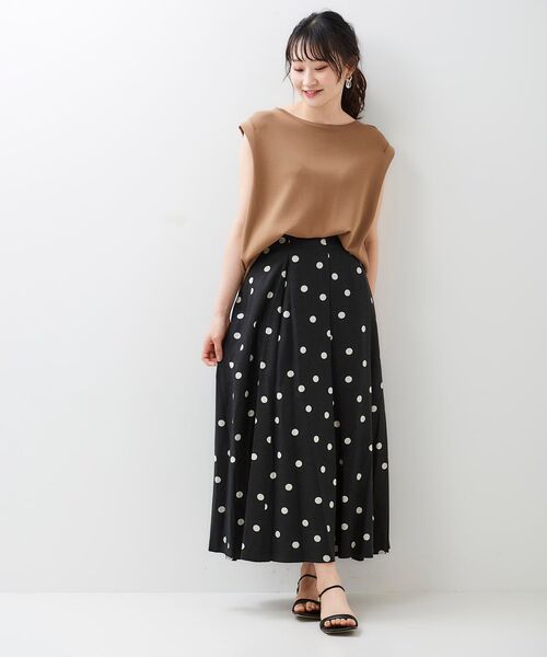 le.coeur blanc（ルクールブラン）の「ランダムドットフロントタック 