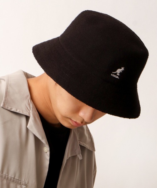 KANGOL（カンゴール）の「Bermuda Bucket バミューダ バケットハット（ハット・メンズ・レッド/ネイビー/ブラック/ホワイト・L/M/XL）」の3枚目の写真