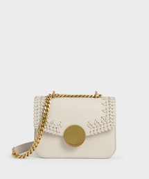 ウーブンダブルチェーン ハンドルバッグ /  Woven Double Chain Handle Bag