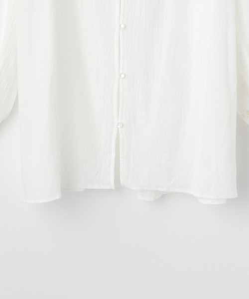 Heather(ヘザー)の「ハシゴレースブラウス 958011(シャツ/ブラウス・レディース・ホワイト/ブラック/カーキ・FREE)」の9枚目の写真