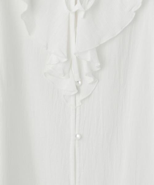 Heather(ヘザー)の「ハシゴレースブラウス 958011(シャツ/ブラウス・レディース・ホワイト/ブラック/カーキ・FREE)」の13枚目の写真