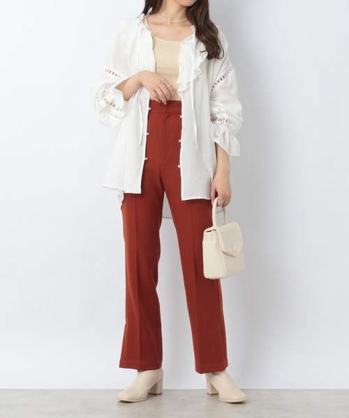 Heather(ヘザー)の「ハシゴレースブラウス 958011(シャツ/ブラウス・レディース・ホワイト/ブラック/カーキ・FREE)」の21枚目の写真