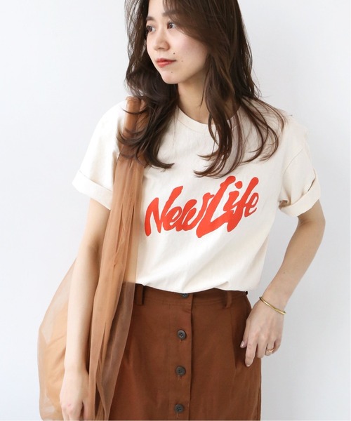 MIXTA（ミクスタ）の「【MIXTA/ミクスタ】 TEE：カットソー◆（Tシャツ/カットソー・レディース・ホワイト系その他/ネイビー/ホワイト/ブラック系その他/ブラック/ホワイト系その他2・SMALL）」の4枚目の写真