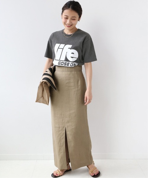 MIXTA（ミクスタ）の「【MIXTA/ミクスタ】 TEE：カットソー◆（Tシャツ/カットソー・レディース・ホワイト系その他/ネイビー/ホワイト/ブラック系その他/ブラック/ホワイト系その他2・SMALL）」の10枚目の写真