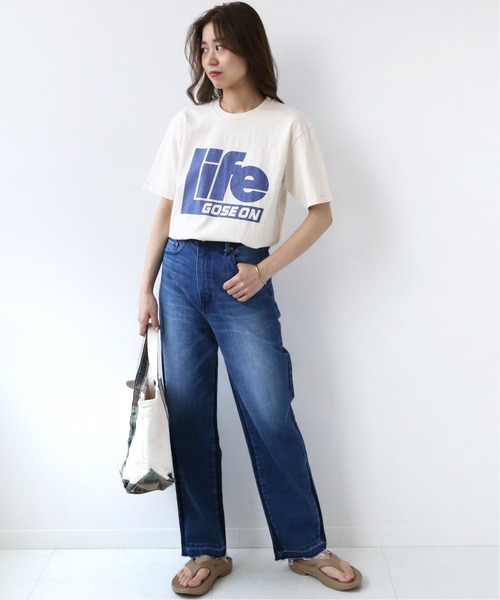 MIXTA（ミクスタ）の「【MIXTA/ミクスタ】 TEE：カットソー◆（Tシャツ/カットソー・レディース・ホワイト系その他/ネイビー/ホワイト/ブラック系その他/ブラック/ホワイト系その他2・SMALL）」の18枚目の写真