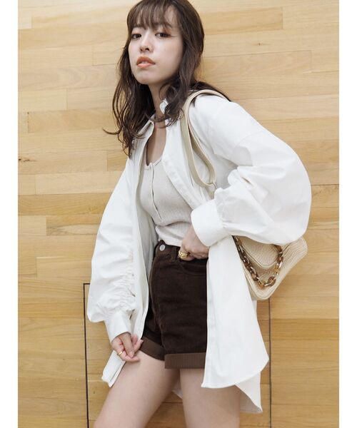 EVRIS（エヴリス）の「ツインズショルダーバッグ（ショルダーバッグ・レディース・アイボリー/ブラック/カーキ/ブラウン・FREE）」の8枚目の写真