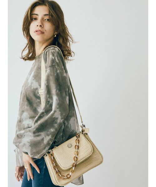 EVRIS（エヴリス）の「ツインズショルダーバッグ（ショルダーバッグ・レディース・アイボリー/ブラック/カーキ/ブラウン・FREE）」の17枚目の写真