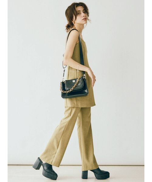 EVRIS（エヴリス）の「ツインズショルダーバッグ（ショルダーバッグ・レディース・アイボリー/ブラック/カーキ/ブラウン・FREE）」の20枚目の写真