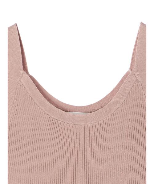 earth music&ecology（アースミュージックアンドエコロジー）の「リブラインニットタンクトップ ＊（タンクトップ・レディース・ブラック/ホワイト系その他2/ベージュ・L/S/M）」の12枚目の写真