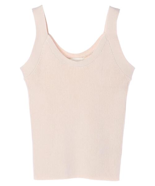 earth music&ecology（アースミュージックアンドエコロジー）の「リブラインニットタンクトップ ＊（タンクトップ・レディース・ブラック/ホワイト系その他2/ベージュ・L/S/M）」の17枚目の写真