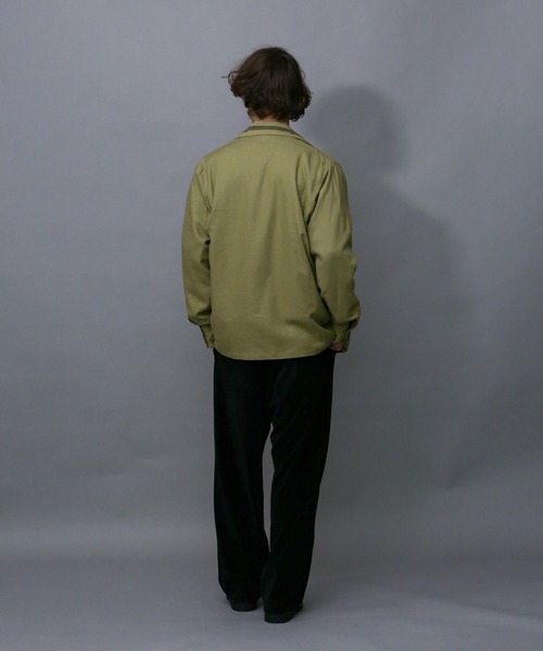 Iroquois（イロコイ）の「B・D COLLAR PRINT WJK（その他アウター・メンズ・ホワイト系その他/グリーン系その他・1/2/3）」の14枚目の写真