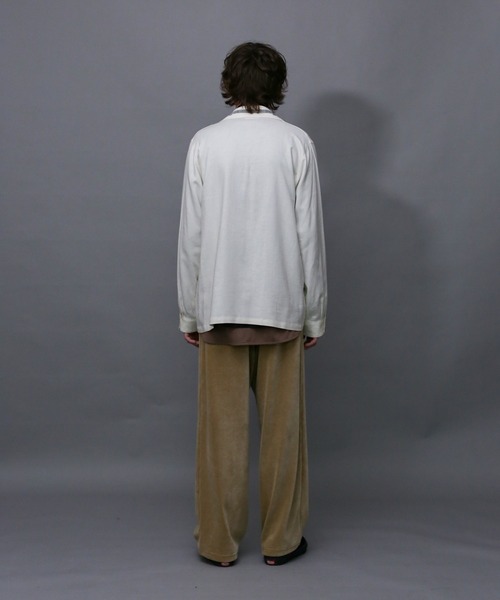 Iroquois（イロコイ）の「B・D COLLAR PRINT WJK（その他アウター・メンズ・ホワイト系その他/グリーン系その他・1/2/3）」の8枚目の写真