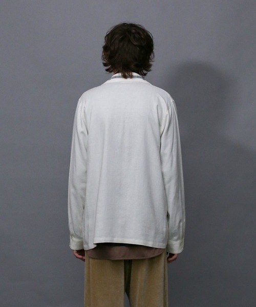 Iroquois（イロコイ）の「B・D COLLAR PRINT WJK（その他アウター・メンズ・ホワイト系その他/グリーン系その他・1/2/3）」の5枚目の写真