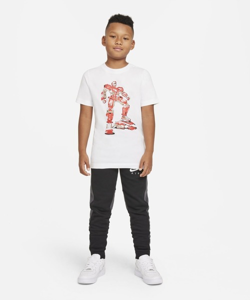 NIKE（ナイキ）の「ナイキ スポーツウェア ジュニア (ボーイズ) Tシャツ / NIKE（Tシャツ/カットソー・キッズ・ホワイト・140/150/160/170）」の4枚目の写真