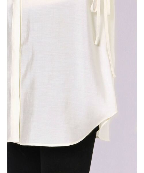 LAGUNAMOON（ラグナムーン）の「オーバーヨークレイヤードブラウス（シャツ/ブラウス・レディース・ブラック/アイボリー・FREE）」の8枚目の写真