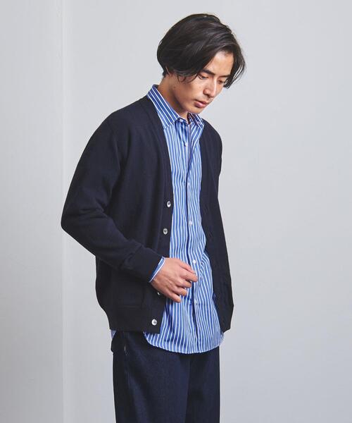 WILLIAM LOCKIE(ウィリアムロッキー)の「【別注】<WILLIAM LOCKIE(ウィリアム ロッキー)> Vネック カーディガン(ニット/セーター・メンズ・コバルトブルー/グレー/ネイビー・38/40/42)」の9枚目の写真