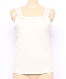 ehka sopo | 綿レースタンクトップ(タンクトップ)