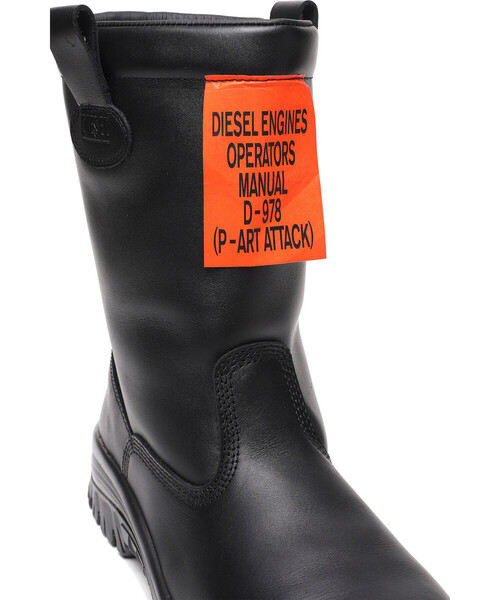 DIESEL（ディーゼル）の「メンズ カウレザー ワークブーツ（ブーツ・メンズ・ブラック・44/40/41/42/43）」の7枚目の写真