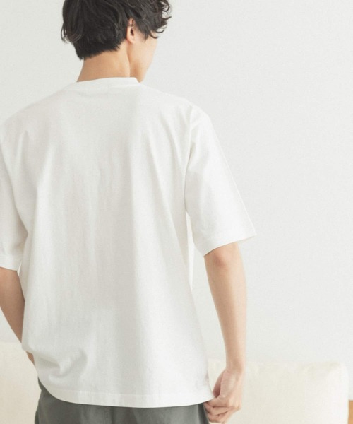 FORK&SPOON（フォークアンドスプーン）の「FORK&SPOON　オーガニックコットン刺繍ロゴTシャツ（Tシャツ/カットソー・メンズ・オフホワイト/チャコールグレー・4/5）」の18枚目の写真