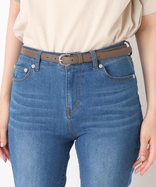 DRESKIP（ドレスキップ）の「◆Dバックルベルト（ベルト・レディース・ブラック/ダークブラウン/ベージュ・00）」の4枚目の写真