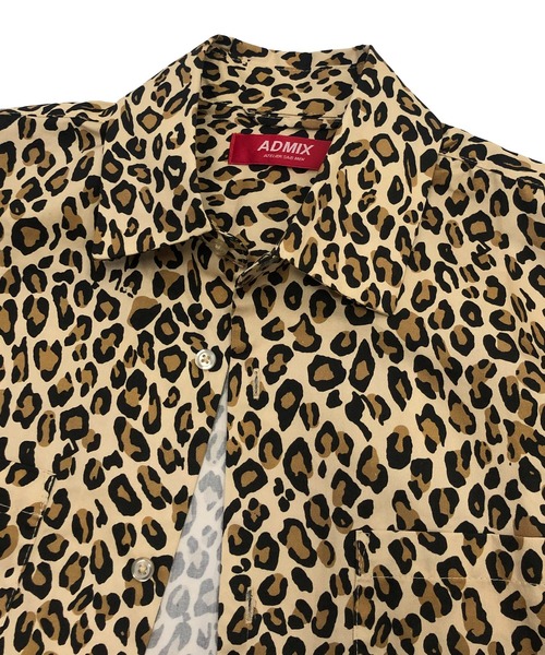 ADMIX/ATELIER SAB MEN（アドミックスアトリエサブメン）の「ペイズリー・レオパード プリント ／ コットン オーバーサイズ CPO シャツ ジャケット（セットアップ対応）（シャツ/ブラウス・メンズ・ホワイト/ブラック/レオパード・48/50/52）」の5枚目の写真