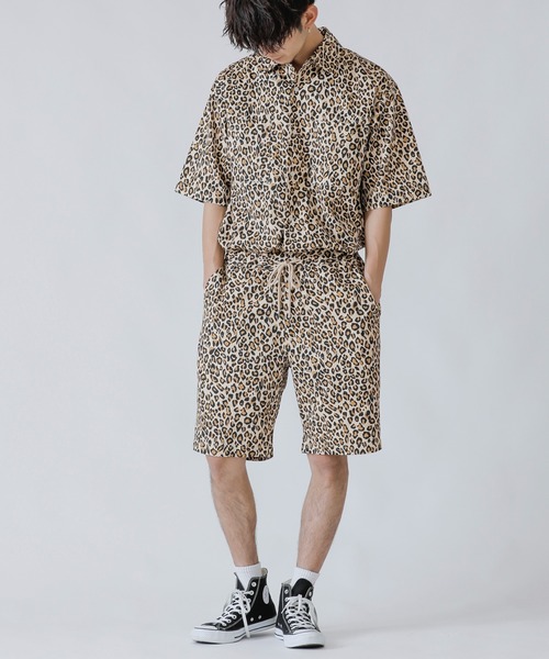 ADMIX/ATELIER SAB MEN（アドミックスアトリエサブメン）の「ペイズリー・レオパード プリント ／ コットン オーバーサイズ CPO シャツ ジャケット（セットアップ対応）（シャツ/ブラウス・メンズ・ホワイト/ブラック/レオパード・48/50/52）」の18枚目の写真