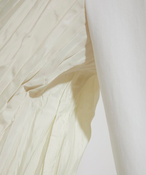 美品 TOGA トーガプルラ ポリエステルタフタジャージーロングスリーブ TOGA PULLA トーガプルラ ポリエステルタフタジャージーロングスリーブ