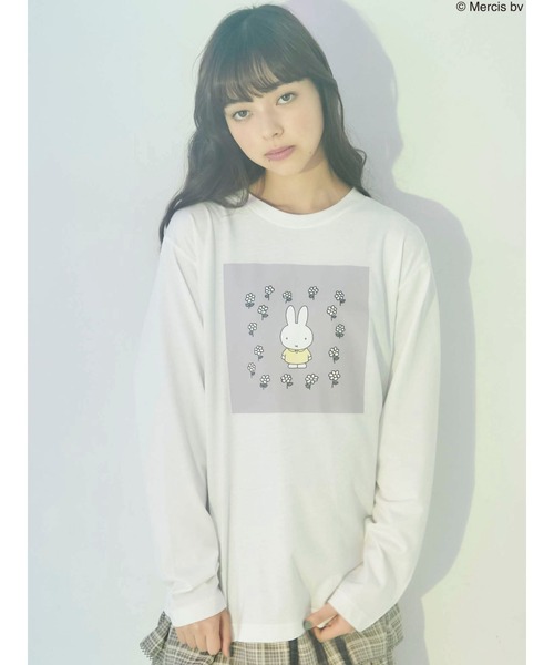 merry jenny（メリージェニー）の「garden bruna Tee（Tシャツ/カットソー・レディース・オフホワイト/ブラウン・FREE）」の6枚目の写真