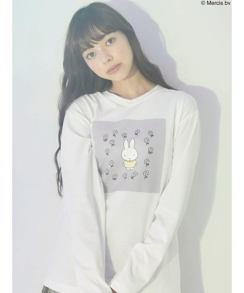 merry jenny（メリージェニー）の「garden bruna Tee（Tシャツ/カットソー・レディース・オフホワイト/ブラウン・FREE）」の18枚目の写真