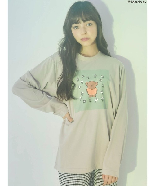 merry jenny（メリージェニー）の「garden bruna Tee（Tシャツ/カットソー・レディース・オフホワイト/ブラウン・FREE）」の8枚目の写真