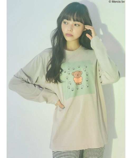 merry jenny（メリージェニー）の「garden bruna Tee（Tシャツ/カットソー・レディース・オフホワイト/ブラウン・FREE）」の20枚目の写真