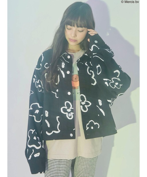 merry jenny（メリージェニー）の「garden bruna Tee（Tシャツ/カットソー・レディース・オフホワイト/ブラウン・FREE）」の9枚目の写真