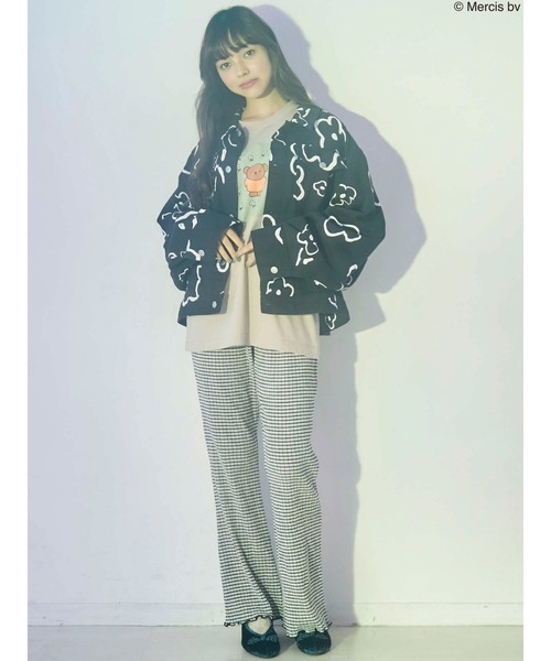 merry jenny（メリージェニー）の「garden bruna Tee（Tシャツ/カットソー・レディース・オフホワイト/ブラウン・FREE）」の21枚目の写真