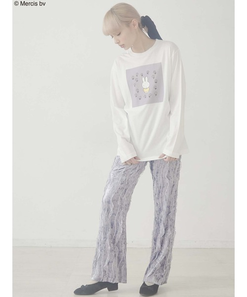 merry jenny（メリージェニー）の「garden bruna Tee（Tシャツ/カットソー・レディース・オフホワイト/ブラウン・FREE）」の10枚目の写真