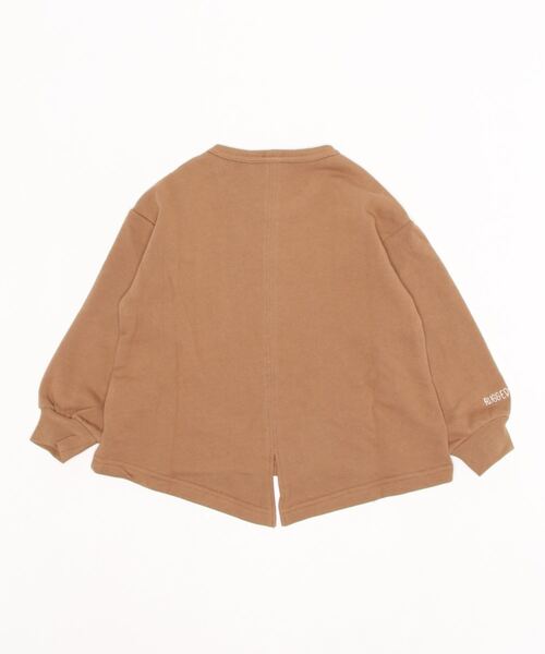 RUGGEDWORKS(ラゲッドワークス)の「バックスリットカレッジトレーナー(スウェット・キッズ・ローズ/ダークベージュ・100/130/110/140/150/120/90)」の5枚目の写真