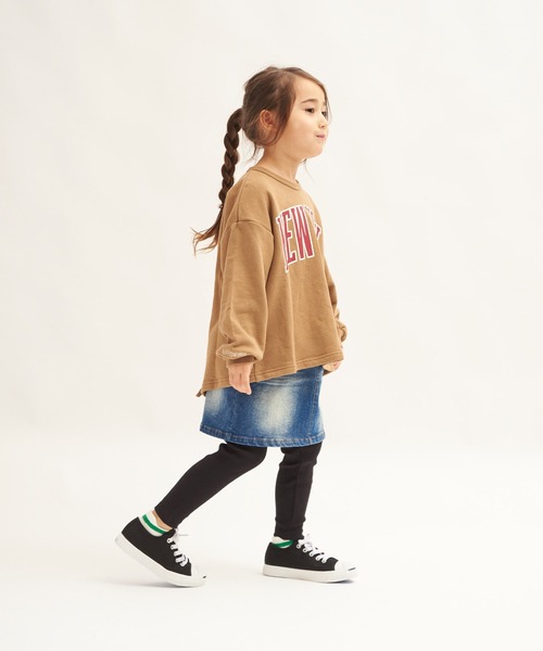 RUGGEDWORKS(ラゲッドワークス)の「バックスリットカレッジトレーナー(スウェット・キッズ・ローズ/ダークベージュ・100/130/110/140/150/120/90)」の6枚目の写真