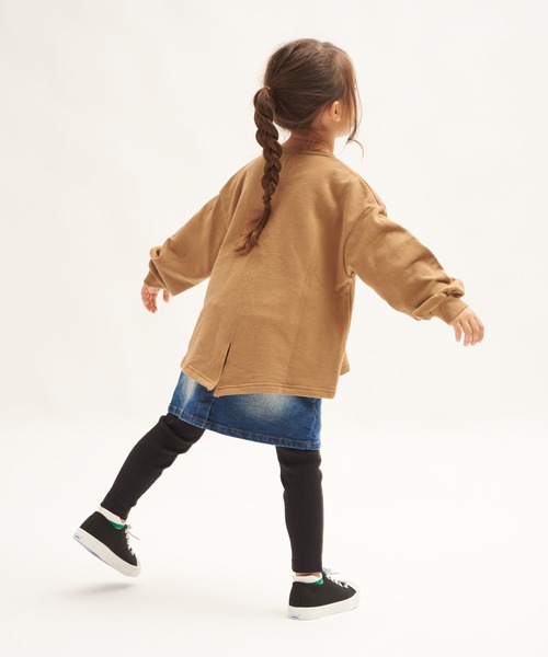 RUGGEDWORKS(ラゲッドワークス)の「バックスリットカレッジトレーナー(スウェット・キッズ・ローズ/ダークベージュ・100/130/110/140/150/120/90)」の18枚目の写真