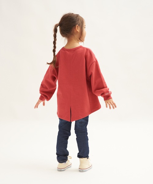 RUGGEDWORKS(ラゲッドワークス)の「バックスリットカレッジトレーナー(スウェット・キッズ・ローズ/ダークベージュ・100/130/110/140/150/120/90)」の16枚目の写真
