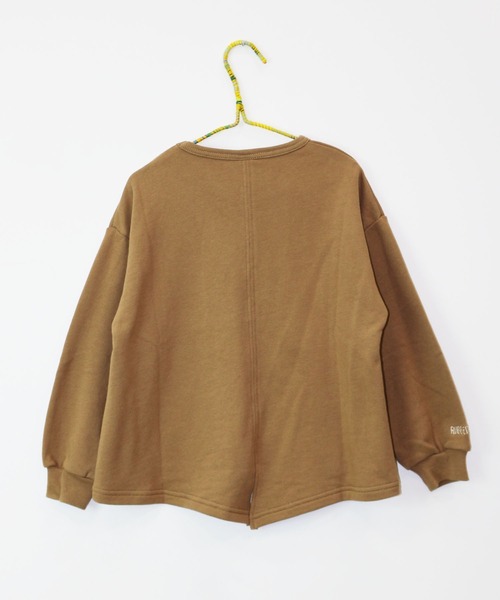 RUGGEDWORKS(ラゲッドワークス)の「バックスリットカレッジトレーナー(スウェット・キッズ・ローズ/ダークベージュ・100/130/110/140/150/120/90)」の7枚目の写真