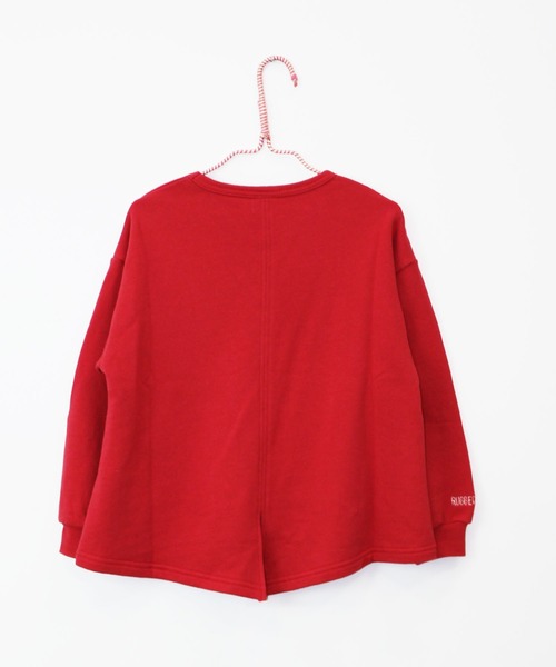 RUGGEDWORKS(ラゲッドワークス)の「バックスリットカレッジトレーナー(スウェット・キッズ・ローズ/ダークベージュ・100/130/110/140/150/120/90)」の11枚目の写真