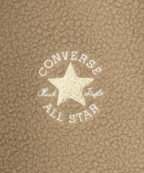 CONVERSE(コンバース)の「CONVERSE/コンバース シープボアフリース ワンポイント ポケット シューズ ロゴ 刺繍 スウェット トレーナー(スウェット・メンズ・ブルーグリーン/モカ/ブルー/オフホワイト/ベージュ/ブラック・LL/M/L)」の22枚目の写真