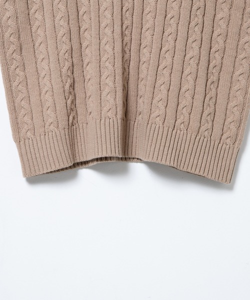 WEGO（ウィゴー）の「WEGO/ケーブルチルデンベスト（ベスト・メンズ・ホワイト/ベージュ/ブルー系その他・MEDIUM/LARGE）」の11枚目の写真