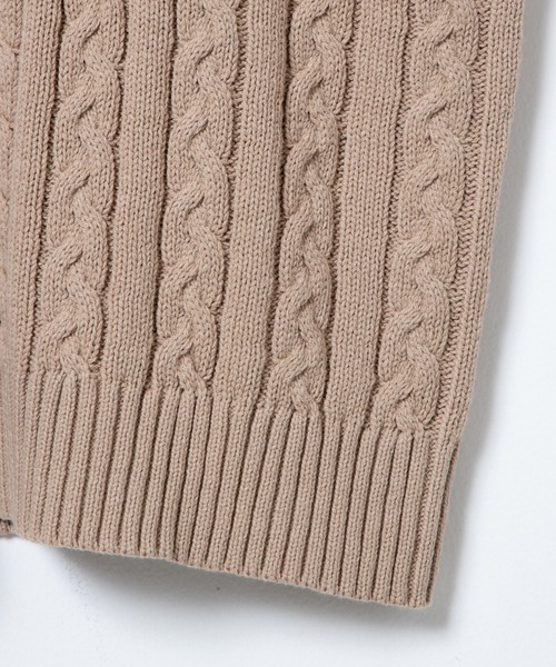 WEGO（ウィゴー）の「WEGO/ケーブルチルデンベスト（ベスト・メンズ・ホワイト/ベージュ/ブルー系その他・MEDIUM/LARGE）」の12枚目の写真