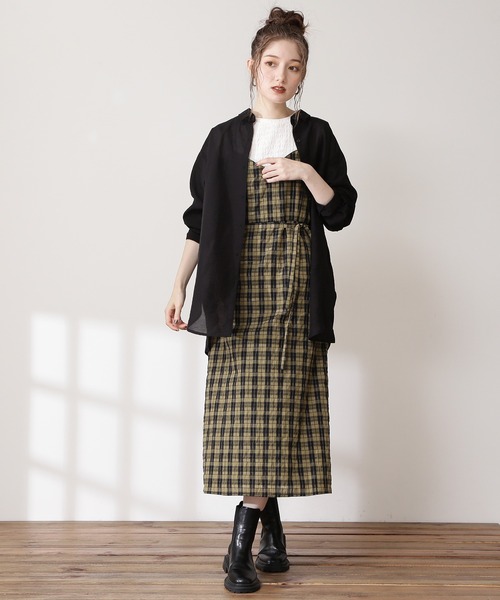 N.(N. Natural Beauty Basic)(エヌエヌナチュラルビューティーベーシック)の「シュリンクカットソー(Tシャツ/カットソー・レディース・ホワイト/ブラック・MEDIUM)」の7枚目の写真