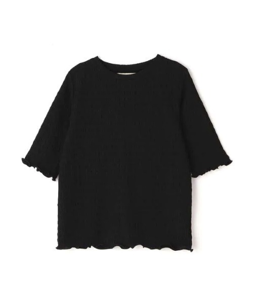 N.(N. Natural Beauty Basic)(エヌエヌナチュラルビューティーベーシック)の「シュリンクカットソー(Tシャツ/カットソー・レディース・ホワイト/ブラック・MEDIUM)」の13枚目の写真