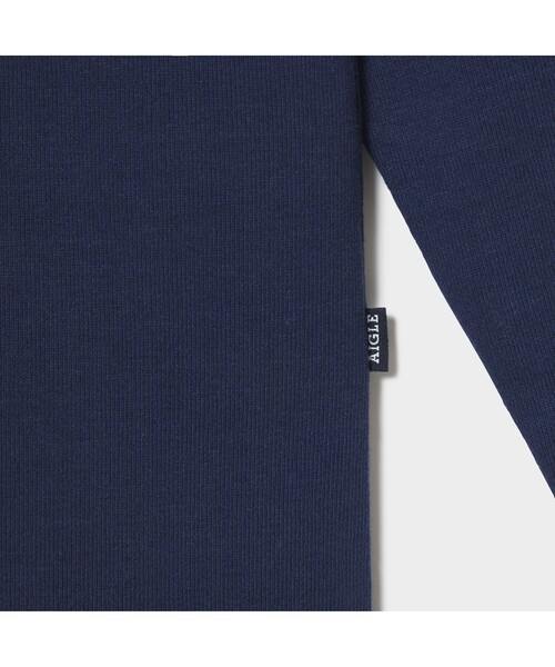 AIGLE(エーグル)の「吸水速乾 3 GIB カラーブロック 長袖Tシャツ(Tシャツ/カットソー・メンズ・ダークネイビー/マスタード・LL/S/M/L)」の11枚目の写真