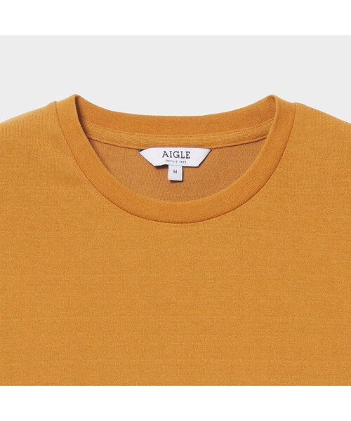 AIGLE(エーグル)の「吸水速乾 3 GIB カラーブロック 長袖Tシャツ(Tシャツ/カットソー・メンズ・ダークネイビー/マスタード・LL/S/M/L)」の18枚目の写真