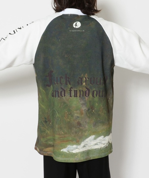 SUNDAYOFFCLUB（サンデイオフクラブ）の「SUNDAYOFFCLUB/サンデイオフクラブ/A Woodland Nymph MockNeck SweatShirts（スウェット・メンズ・ホワイト・MEDIUM/LARGE）」の15枚目の写真