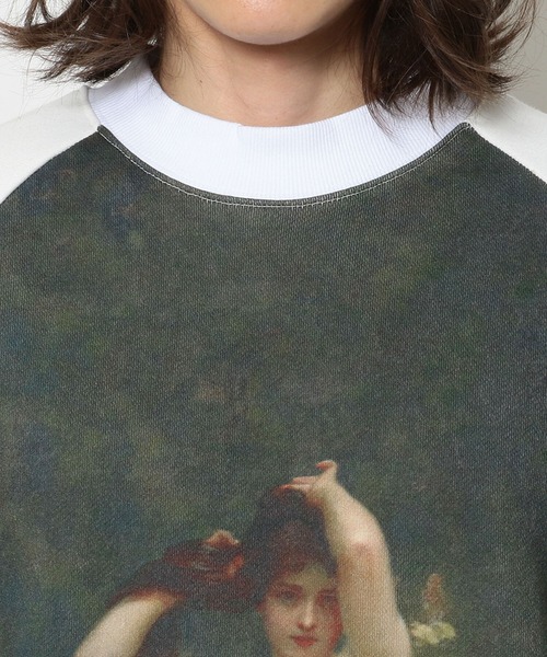 SUNDAYOFFCLUB（サンデイオフクラブ）の「SUNDAYOFFCLUB/サンデイオフクラブ/A Woodland Nymph MockNeck SweatShirts（スウェット・メンズ・ホワイト・MEDIUM/LARGE）」の11枚目の写真