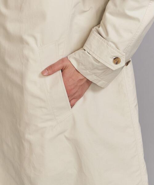 BEAUTY&YOUTH UNITED ARROWS（ビューティーアンドユースユナイテッドアローズ）の「BY コットンナイロン ステンカラー コート（ステンカラーコート・メンズ・その他1/ネイビー/ナチュラル/オリーブ・S/M/XL/L）」の20枚目の写真